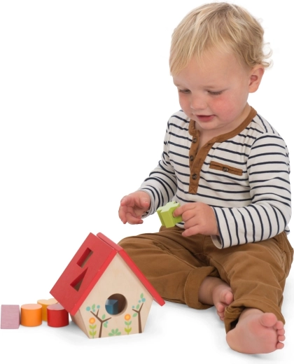 Maison d'encastrement en bois pour oiseaux Le Toy Van