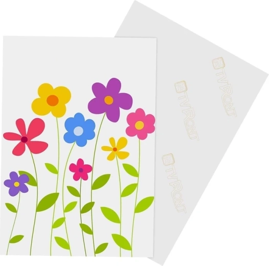 Papier de transfert thermique HTVRONT pour tissus clairs A4 (8 feuilles)
