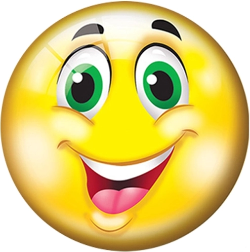 Balle pour enfants avec visage souriant 23 cm