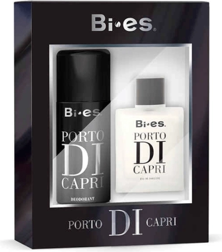 Bi-Es Porto di Capri coffret cadeau pour homme – déodorant 150 ml + après-rasage 100 ml