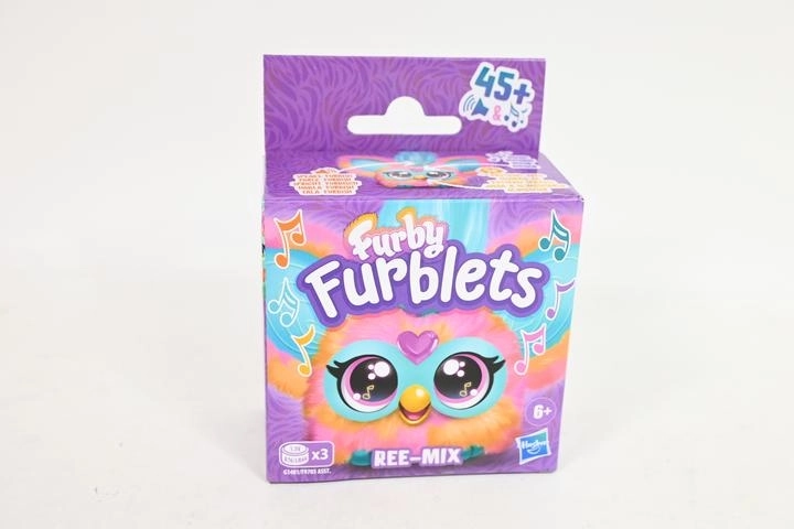 Furby Furblets Ree-Mix peluche interactive avec clip - 1 pièce