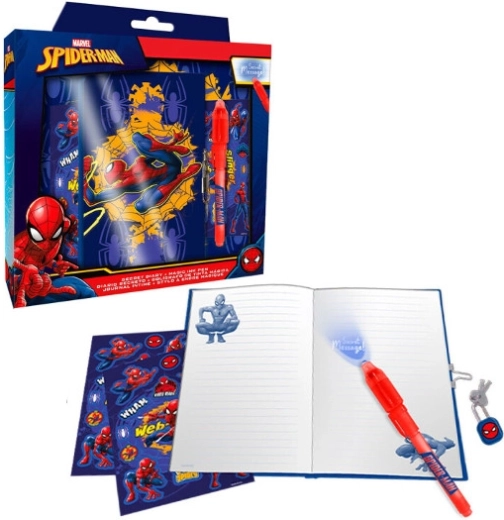 Carnet souvenir avec stylo magique SPIDER-MAN