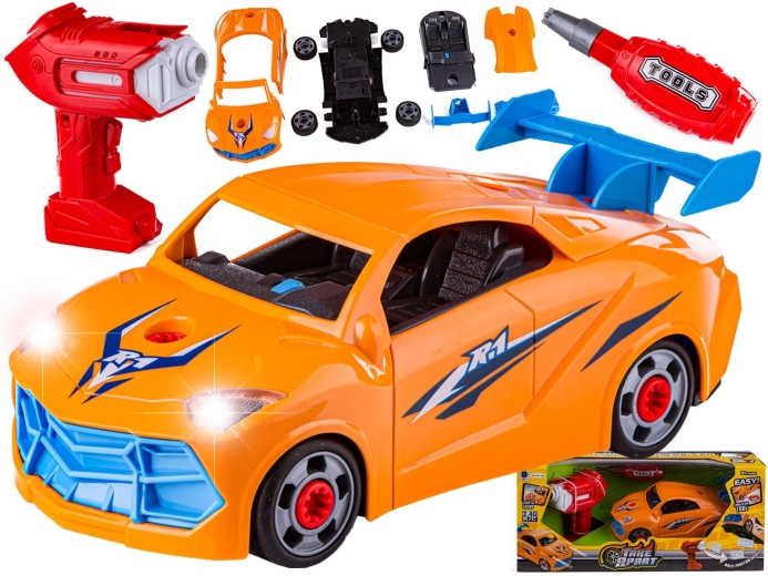 Voiture RC Lamborghini démontable 2,4 GHz avec perceuse/tournevis