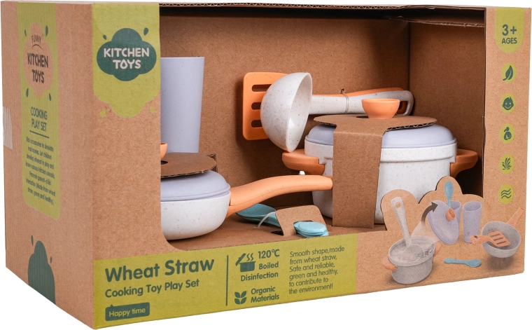 Set de vaisselle pour enfants en bioplastique