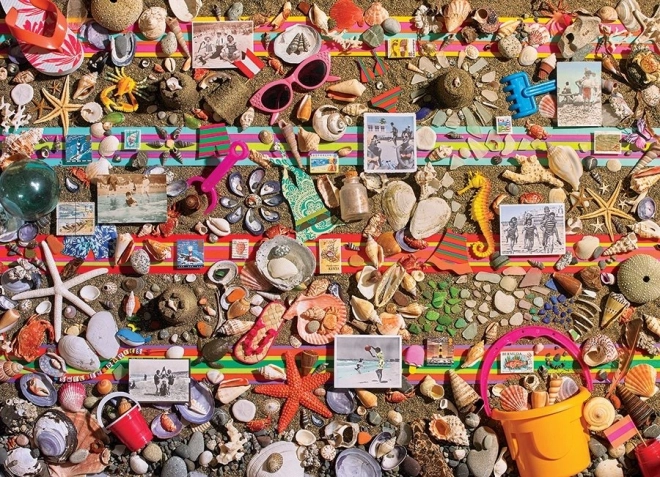 COBBLE HILL puzzle scène de plage, 1000 pièces
