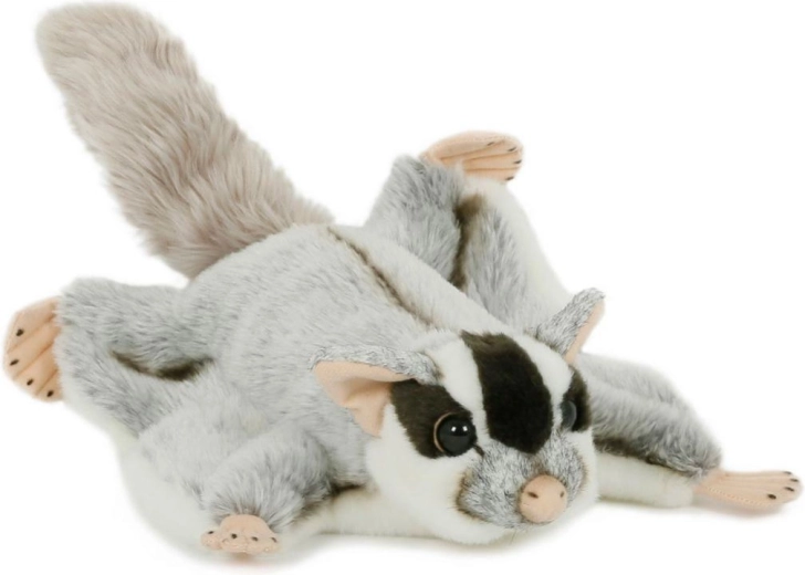 Peluche écureuil volant gris 38 × 27 cm