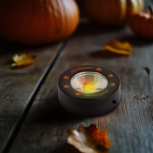 Éclairage LED Halloween décoratif en forme de citrouille