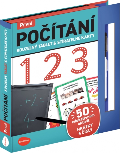 Tablette magique et cartes effaçables – premiers calculs