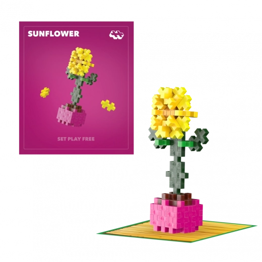 Plus-Plus fleurs tournesol jeu de construction