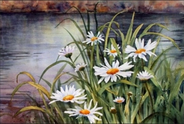 Norimpex Peinture par numéros Fleurs 40 × 50 cm