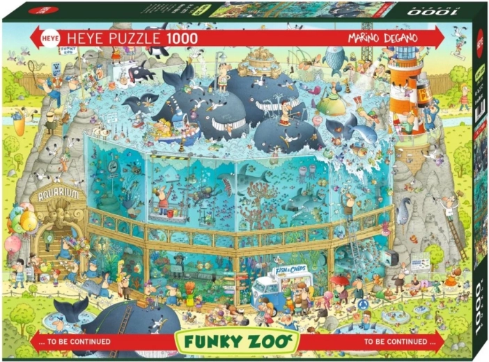 Puzzle HEYE ZOO déjanté : Exposition océan 1000 pièces