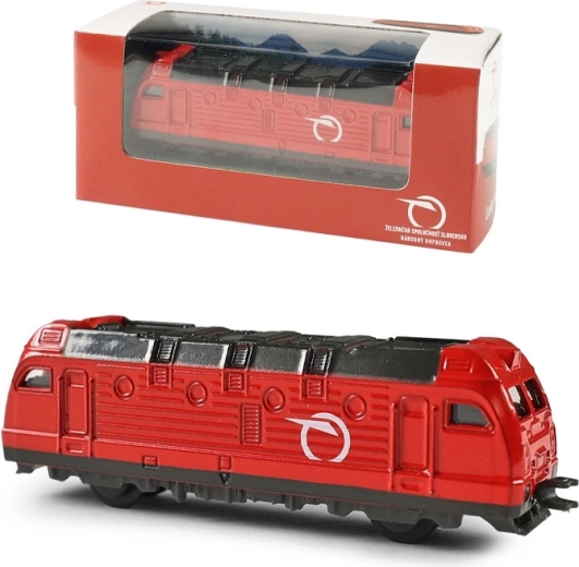 Locomotive en métal Železničná spoločnosť Slovensko 9 cm