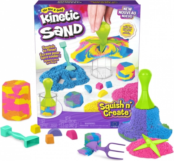 Kinetic Sand Squish N Create – presser et créer
