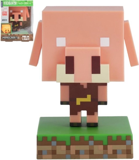 Veilleuse Minecraft Cochon Icon Light 11 cm