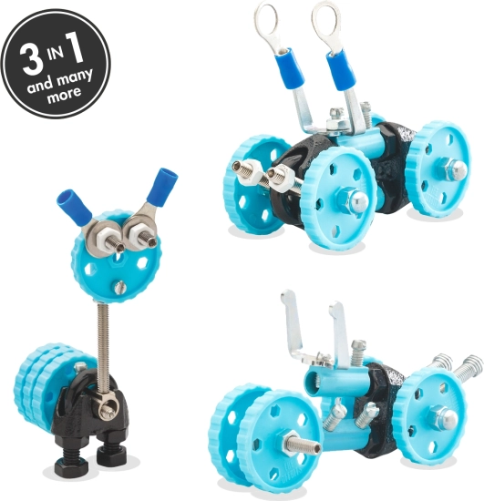 Kit de construction véhicule OFFBITS GearBit 3-en-1 pour enfants dès 6 ans