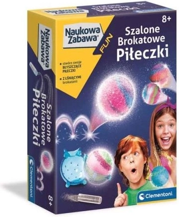 Clementoni Science amusante mini laboratoire pour créer des balles rebondissantes folles et scintillantes
