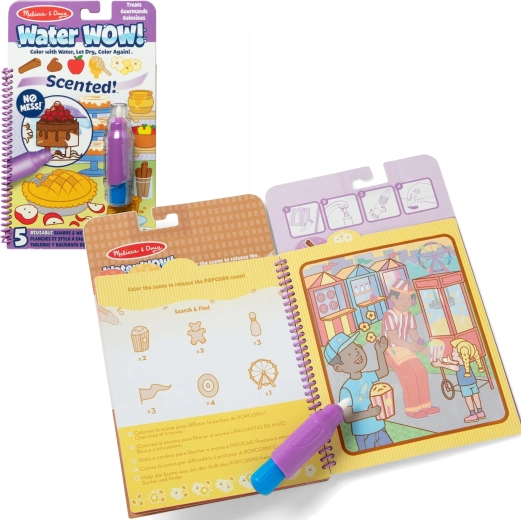 Melissa & Doug Water WOW! coloriages à l’eau parfumés Desserts