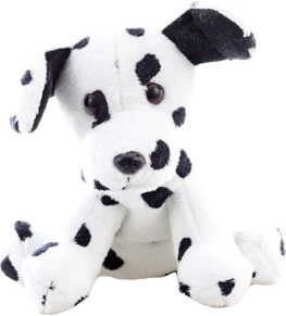 Chien dalmatien en peluche 15 cm