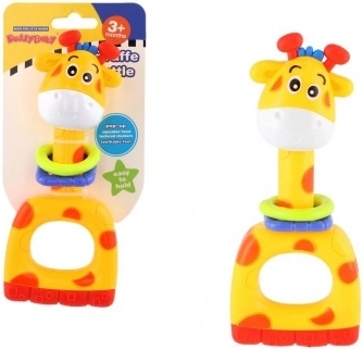 Hochet et anneau de dentition girafe pour bébés 3m+