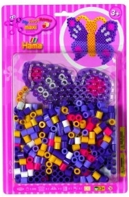 Perles à repasser Hama Maxi Papillon 250 pcs avec support