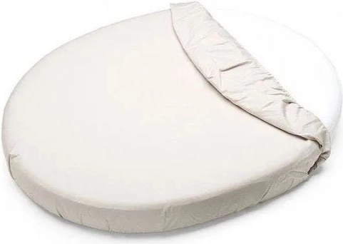 Drap-housse imperméable pour berceau ovale 84 × 50 blanc Petite&Mars