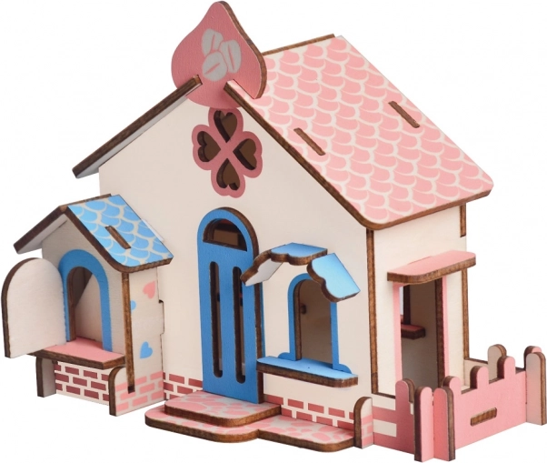 Puzzle 3D en bois Maison en chocolat pour enfants