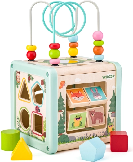 Cube éducatif avec animaux de la forêt