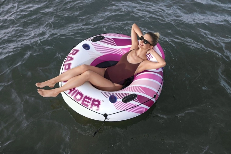 Bouée gonflable HYDRO-FORCE RAPID RIDER rose 135 cm