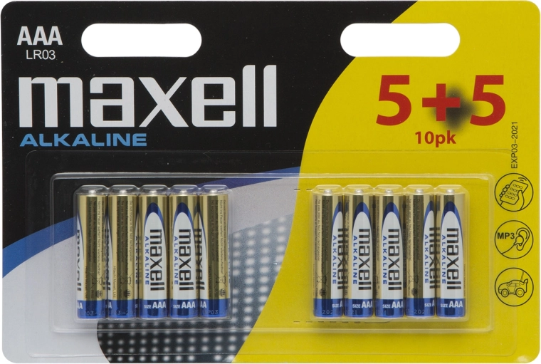 Pile alcaline micro-crayon AAA LR03 1,5 V - 1 pièce