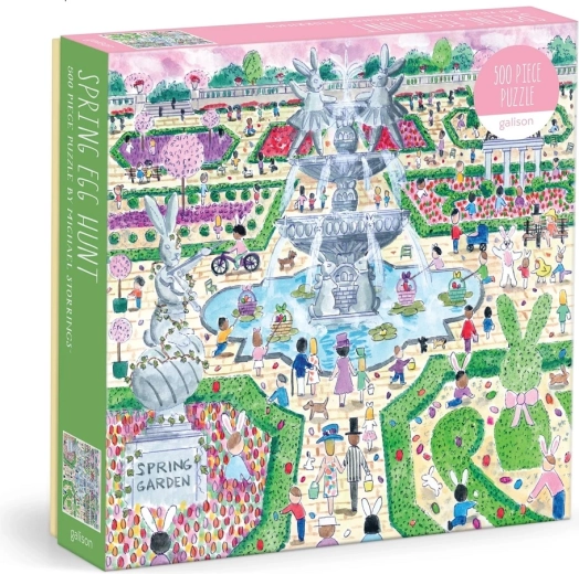 Puzzle Galison Chasse aux œufs de Pâques – 500 pièces
