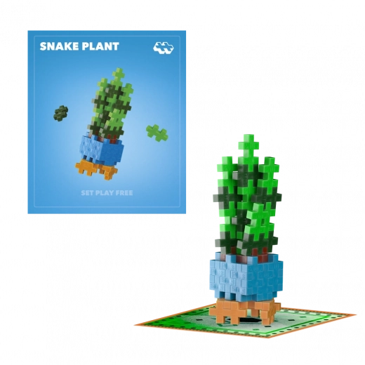 Plus-Plus fleur Snake Plant