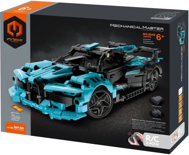 Kit de construction RC programmable de voiture de sport iM.MASTER, 439 pièces