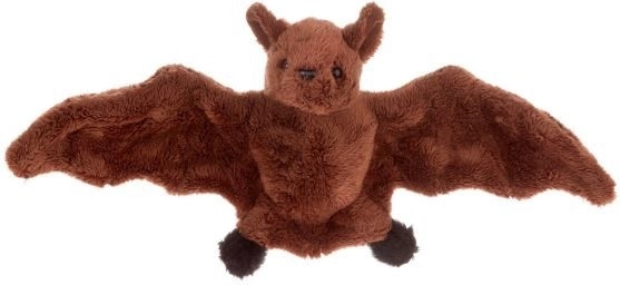 Mascotte chauve-souris 35 cm marron