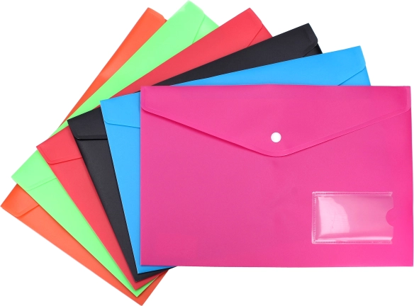 Pochette à pression en PP A4