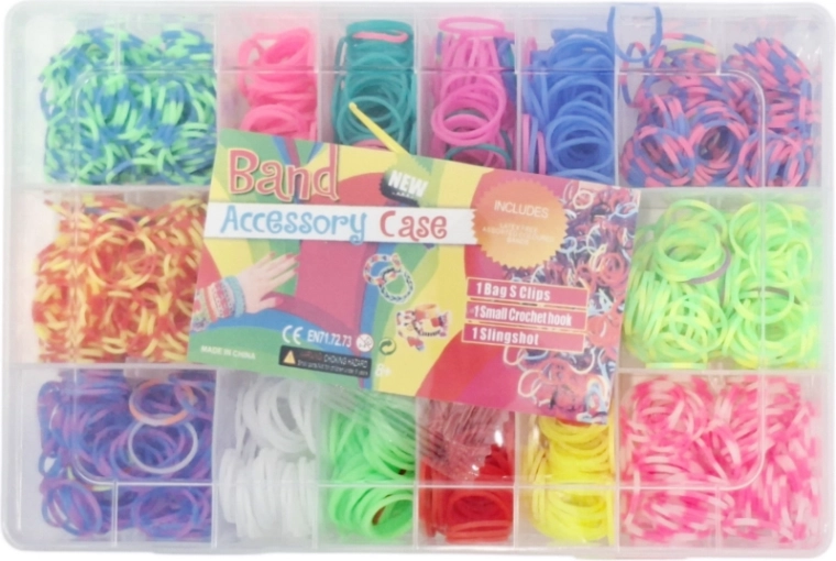 Kit créatif d’élastiques pour fabriquer des bijoux