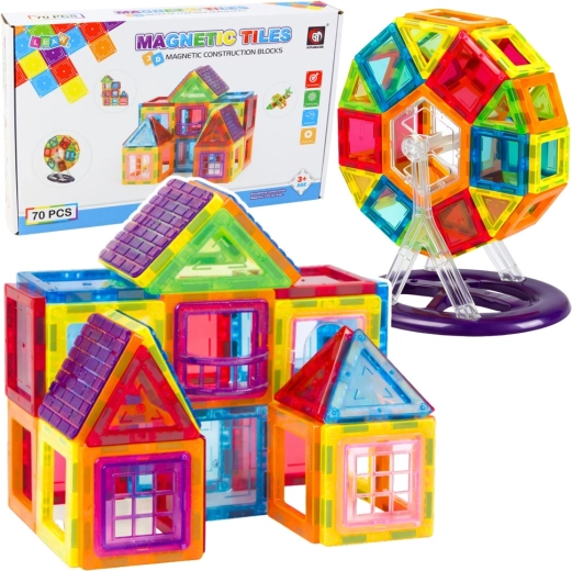 Blocs de construction magnétiques 70 pcs