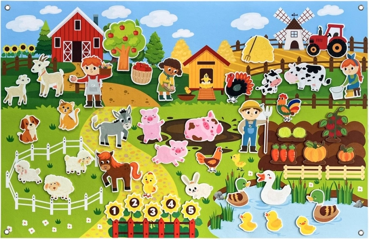 2Kids Toys mur de jeu interactif ferme