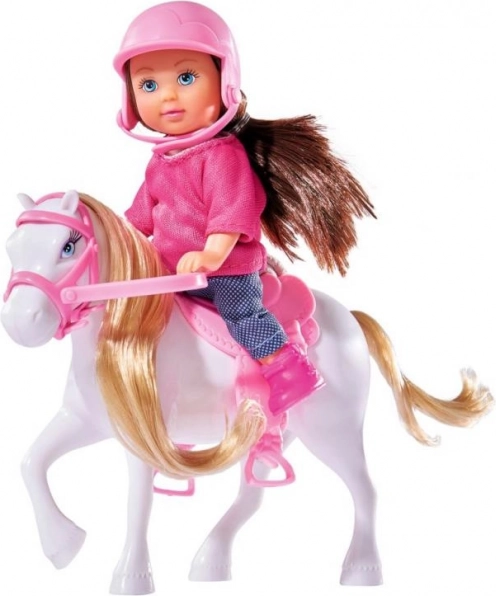 Poupée EVI avec cheval