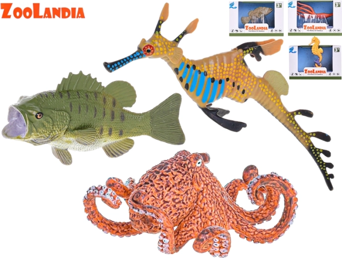 Zoolandia animaux marins – ensemble de figurines en plastique pour aquarium
