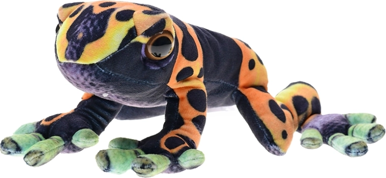 Grenouille dendrobate en peluche 23 cm