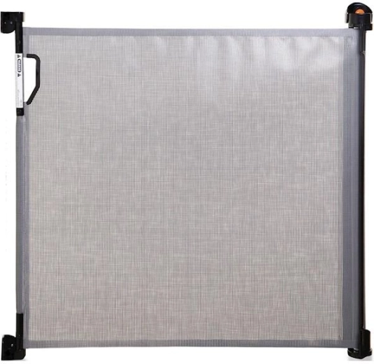 Barrière de sécurité rétractable DREAMBABY 0–140 cm, grise