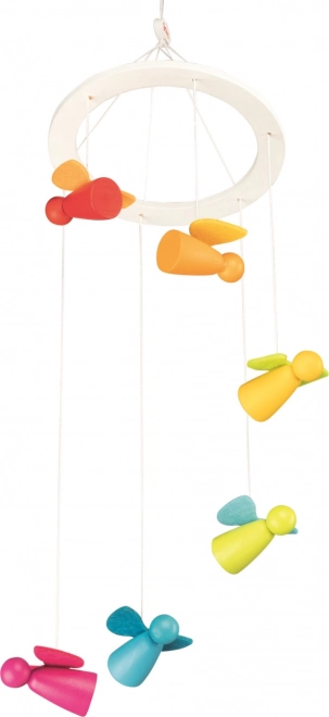 Goki mobile suspendu en bois – petits anges