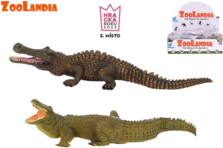Figurine crocodile Zoolandia 21–23 cm