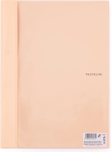classeur rapide A4 en PVC avec pochette avant Pastelini abricot