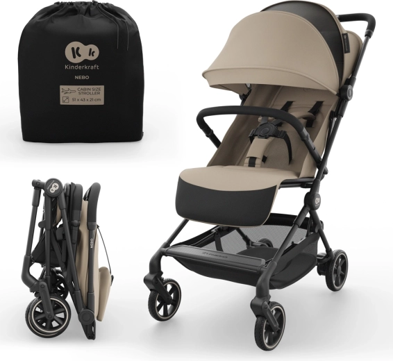 Poussette sportive Kinderkraft NEBO – Beige doux