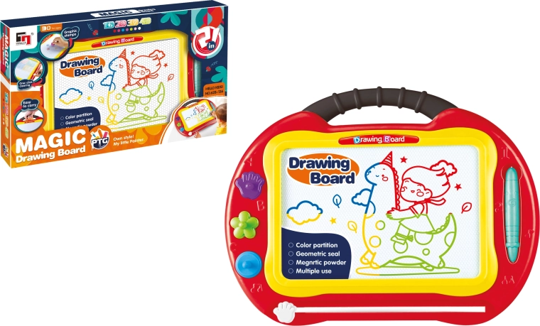 Tablette de dessin magnétique moyenne Magic colorée
