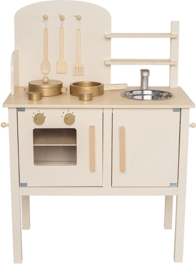 Cuisine pour enfants en bois Jabadabado – naturelle