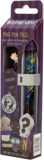 Stylo à bille avec pendentif Mini Pen Pals Wednesday
