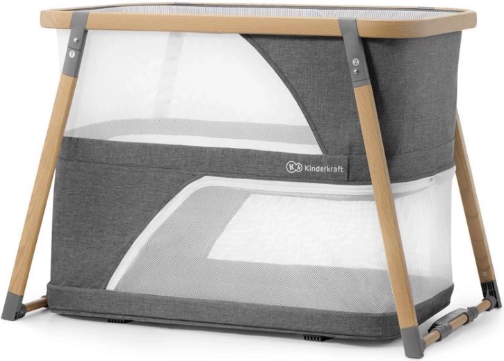 Kinderkraft lit bébé 4-en-1 Sofi, gris