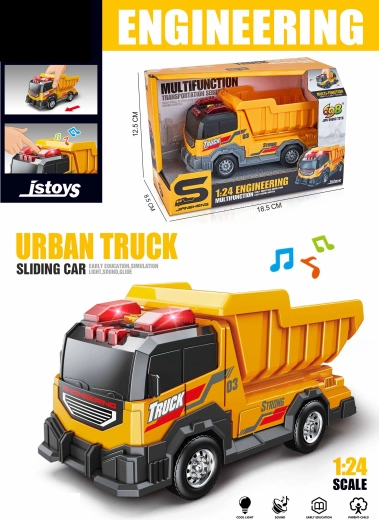 Camion-benne avec effets 15 cm